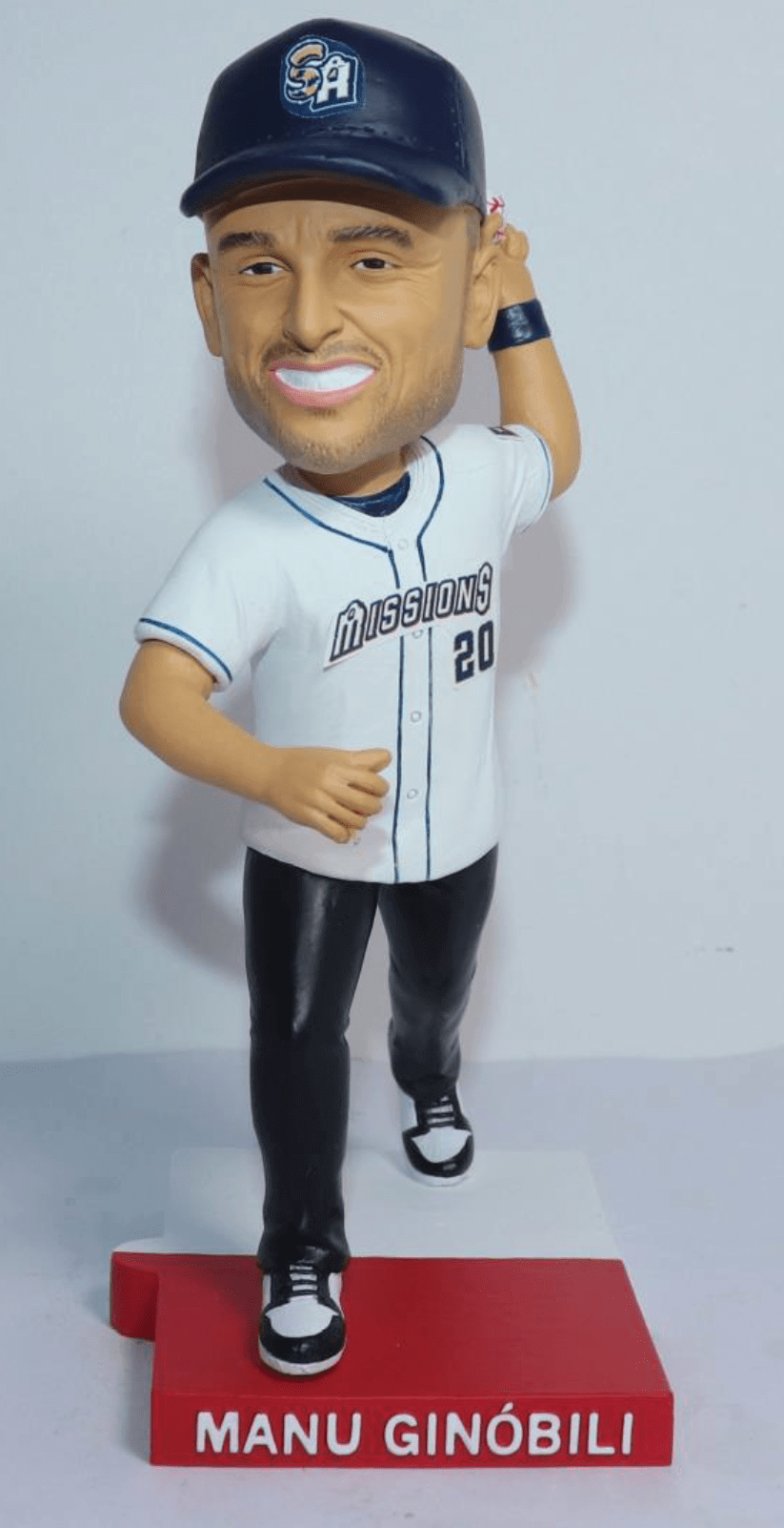 San Antonio Missions Manu Ginobili Bobblehead