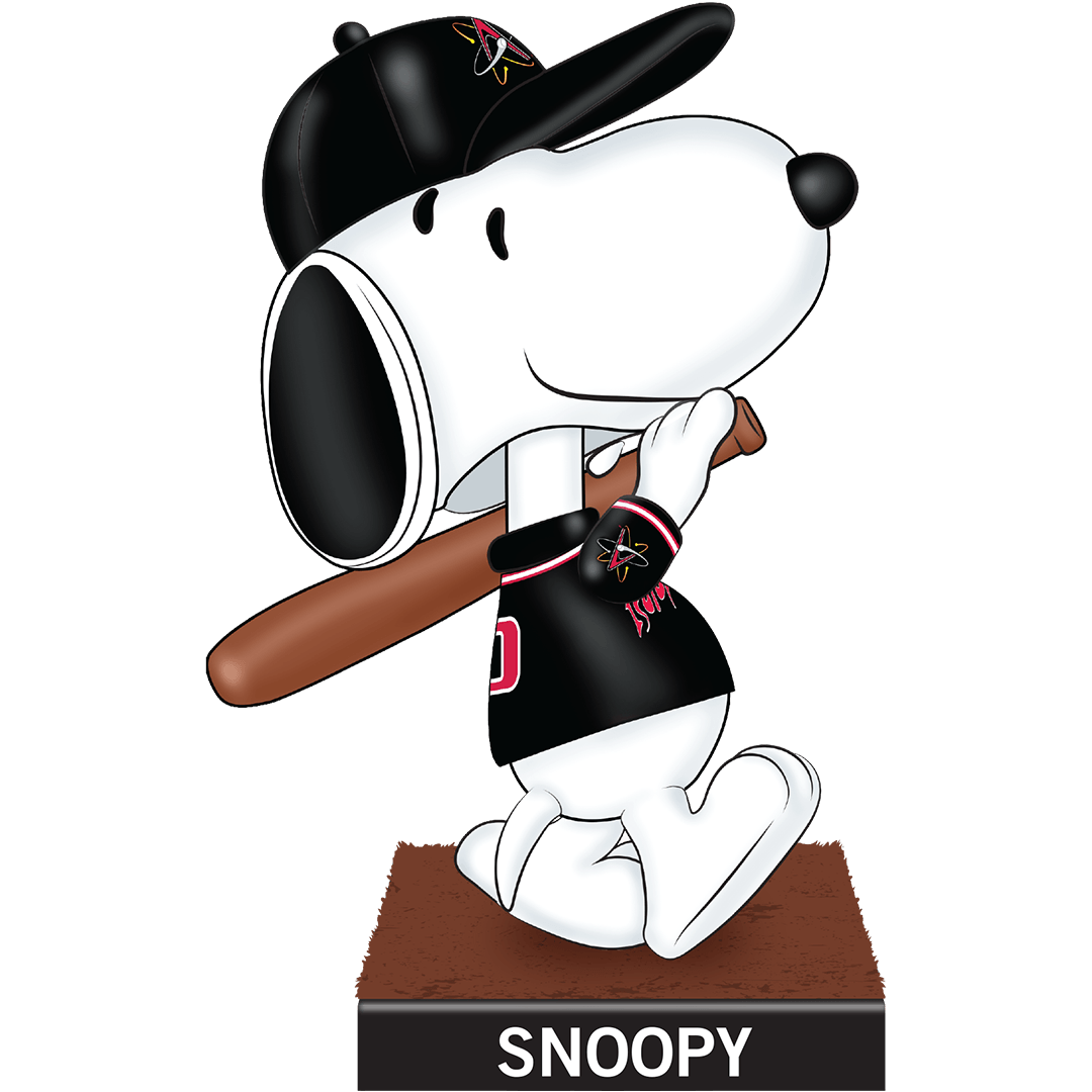 Albuquerque Isotopoes Snoopy (Peanuts Day) Bobblehead